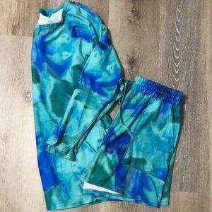 Tie dye lounge set size medium